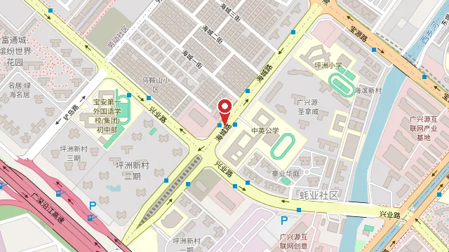 Map of BELI Technologies — Haicheng Road, Xixiang Street, Bao'an District, Shenzhen